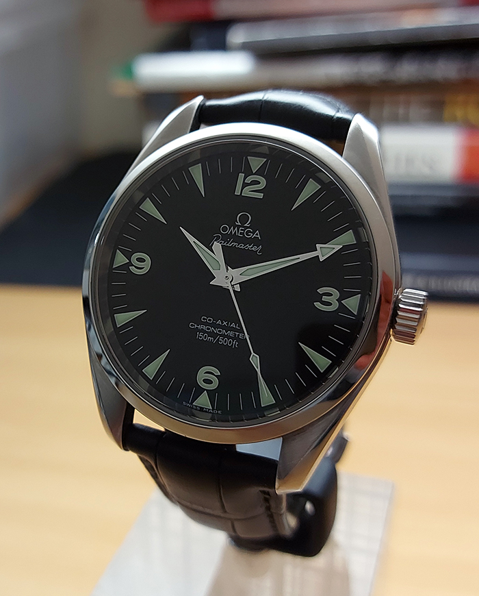 Omega Railmaster Co-Axial 150M Wristwatch